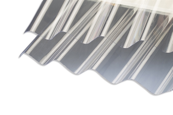 Wellblech aus Kunststoff